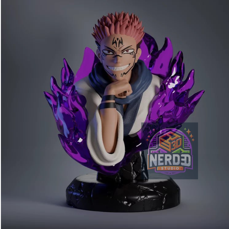 Action Figure Sukuna Jujutsu Palermo Nerd3dstudio