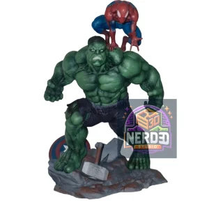 Action Figure Hulk & Spiderman