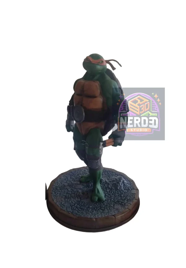 Michelangelo TMNT Action figure Nerd3dstudio Como