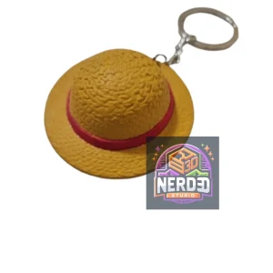 portachiavi cappello luffy One piece action figure resina