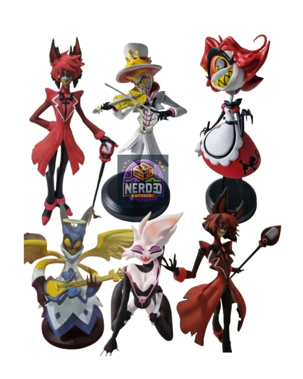 Hazbin Hotel Action Figures Bundle Collector's