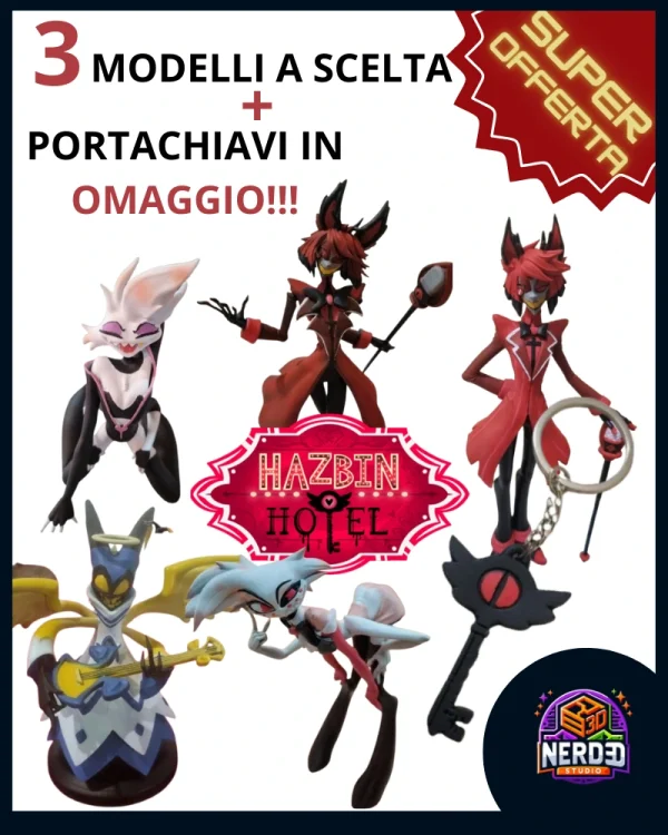 ACTION FIGURES HAZBIN HOTEL PALERMO
