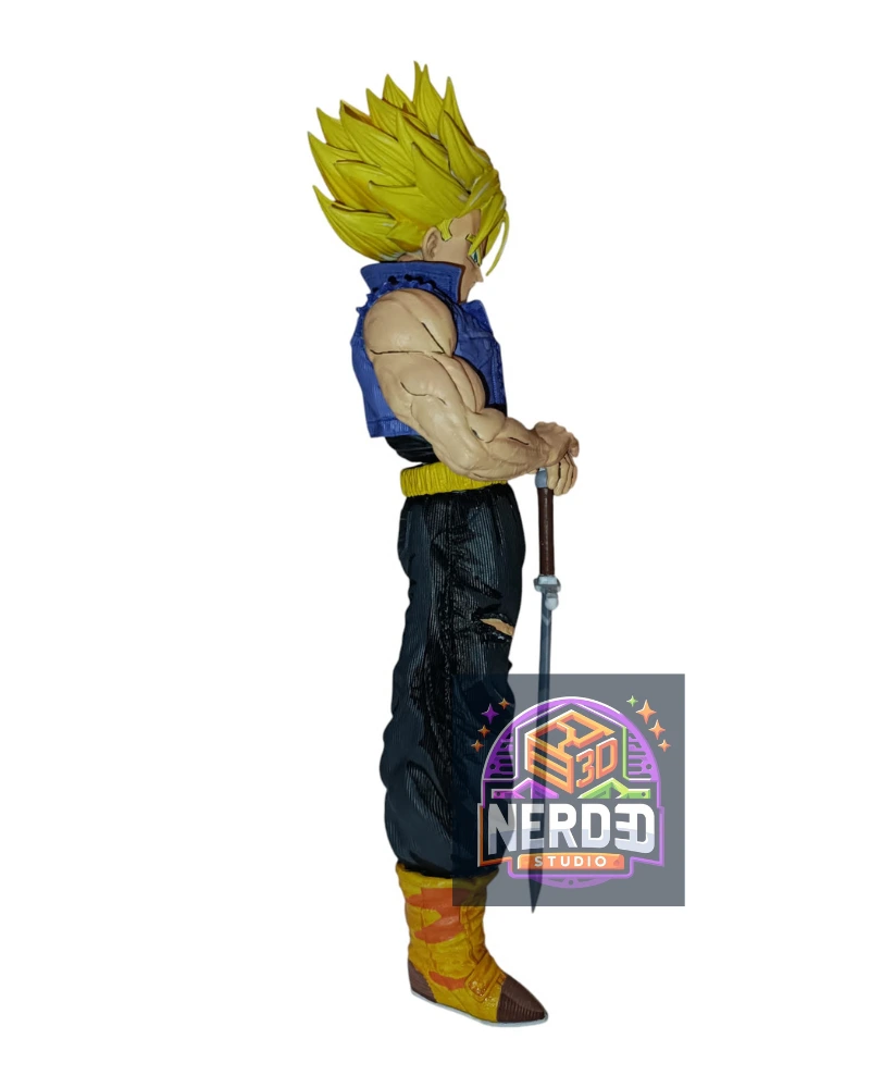 Trunks Action Figure Dragon ball z - Repaint - immagine 5