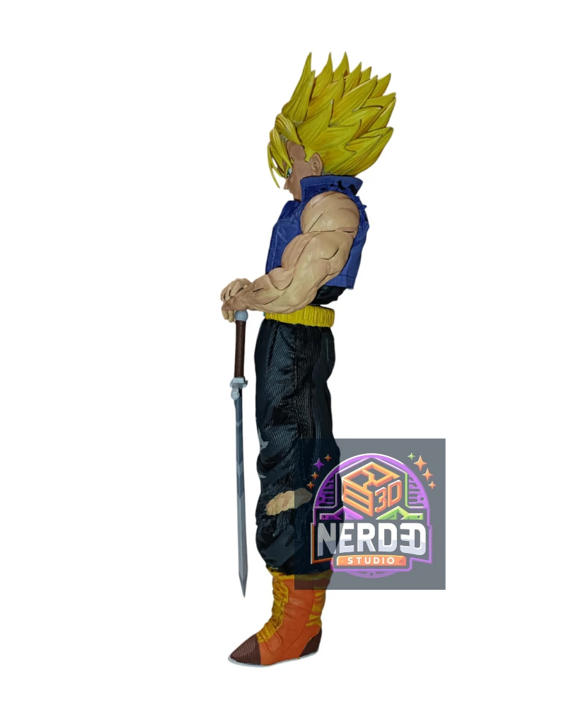 Trunks Action Figure Dragon ball z - Repaint - immagine 4