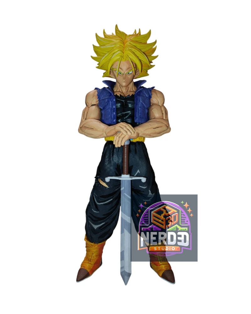 Trunks future action figure repaint dragon ball