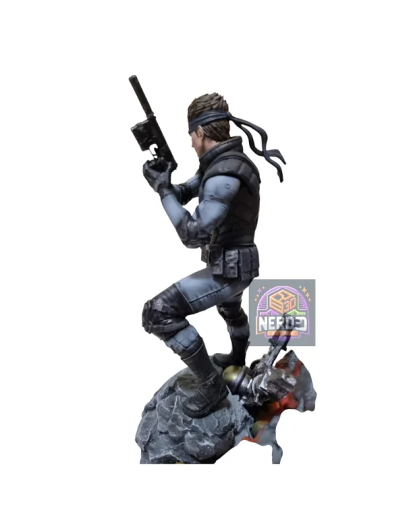 Solid Snake action figure nerd3dstudio
